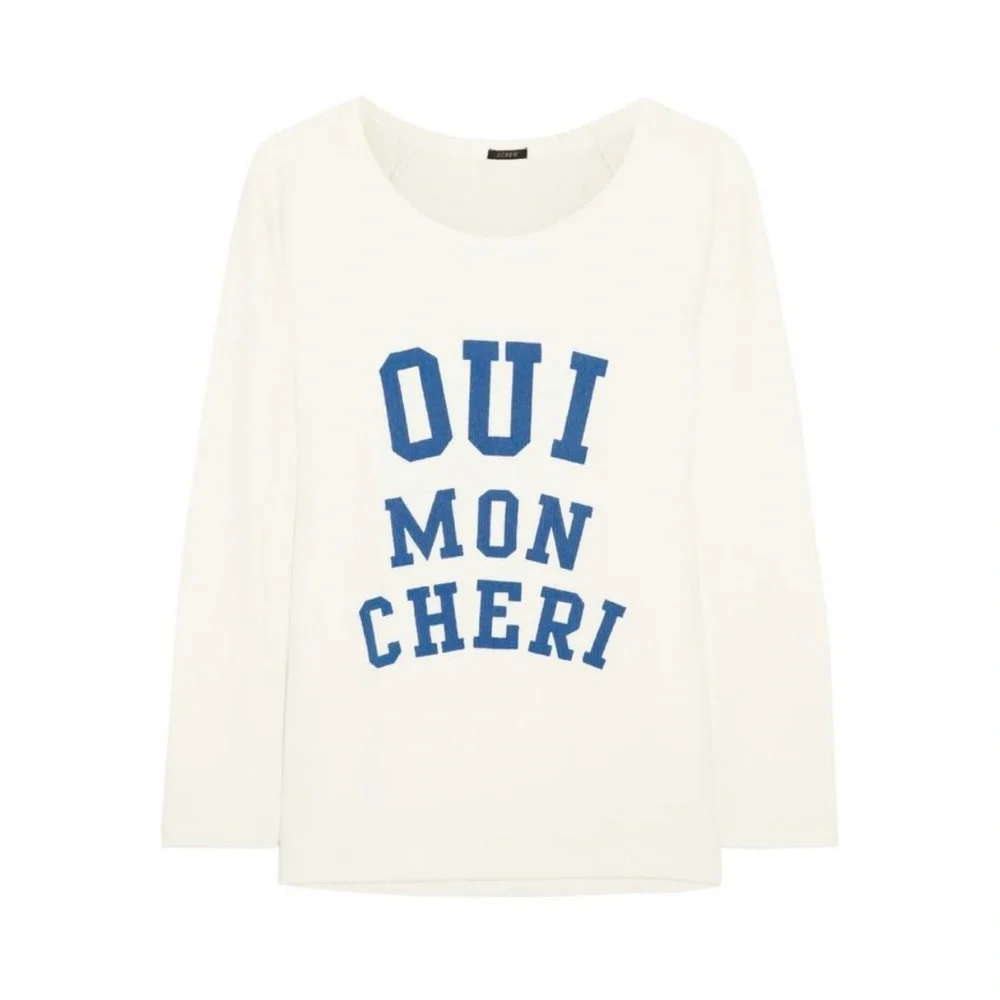 SOLD__J. Crew | Oui Mon Cherie Sweater Top | S - Picture 1 of 3